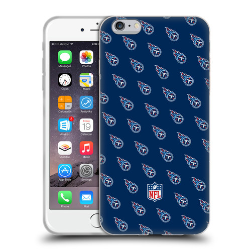 NFL Tennessee Titans Artwork Patterns Soft Gel Case for Apple iPhone 6 Plus / iPhone 6s Plus