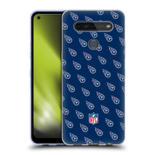 NFL Tennessee Titans Artwork Patterns Soft Gel Case for LG K51S
