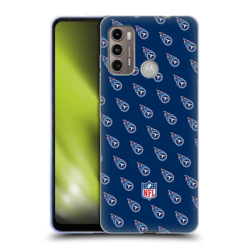 NFL Tennessee Titans Artwork Patterns Soft Gel Case for Motorola Moto G60 / Moto G40 Fusion