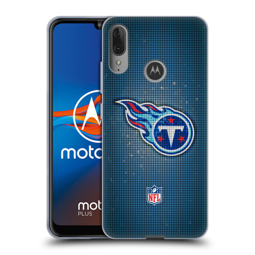 NFL Tennessee Titans Artwork LED Soft Gel Case for Motorola Moto E6 Plus