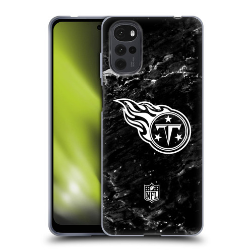 NFL Tennessee Titans Artwork Marble Soft Gel Case for Motorola Moto G22