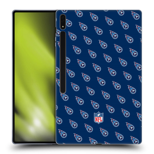 NFL Tennessee Titans Artwork Patterns Soft Gel Case for Samsung Galaxy Tab S8 Ultra