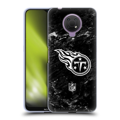 NFL Tennessee Titans Artwork Marble Soft Gel Case for Nokia G10