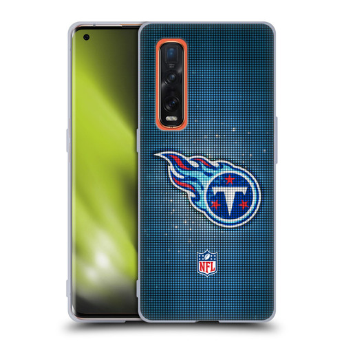 NFL Tennessee Titans Artwork LED Soft Gel Case for OPPO Find X2 Pro 5G