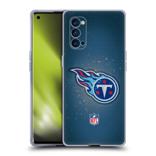NFL Tennessee Titans Artwork LED Soft Gel Case for OPPO Reno 4 Pro 5G