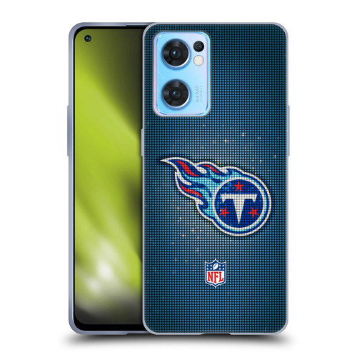 NFL Tennessee Titans Artwork LED Soft Gel Case for OPPO Reno7 5G / Find X5 Lite