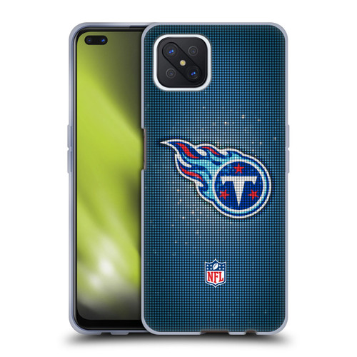 NFL Tennessee Titans Artwork LED Soft Gel Case for OPPO Reno4 Z 5G