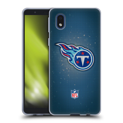 NFL Tennessee Titans Artwork LED Soft Gel Case for Samsung Galaxy A01 Core (2020)