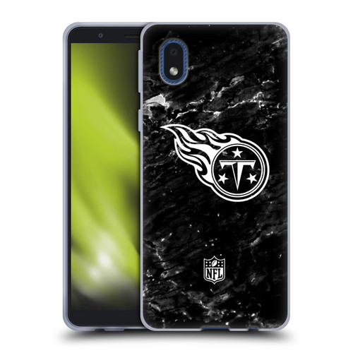 NFL Tennessee Titans Artwork Marble Soft Gel Case for Samsung Galaxy A01 Core (2020)