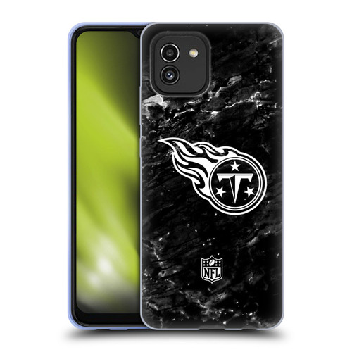NFL Tennessee Titans Artwork Marble Soft Gel Case for Samsung Galaxy A03 (2021)