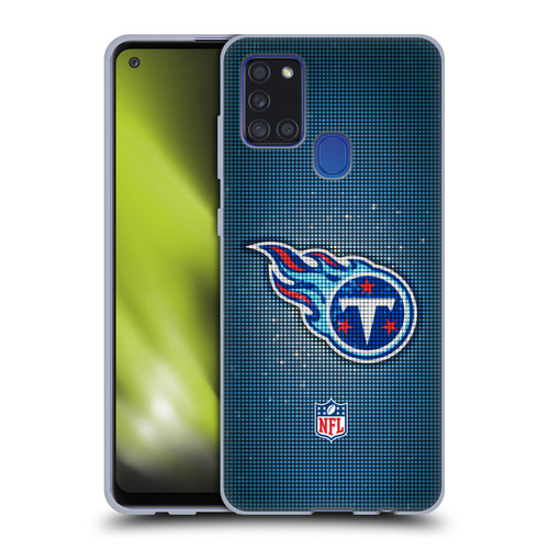 NFL Tennessee Titans Artwork LED Soft Gel Case for Samsung Galaxy A21s (2020)