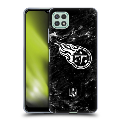 NFL Tennessee Titans Artwork Marble Soft Gel Case for Samsung Galaxy A22 5G / F42 5G (2021)
