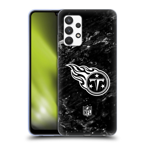 NFL Tennessee Titans Artwork Marble Soft Gel Case for Samsung Galaxy A32 (2021)