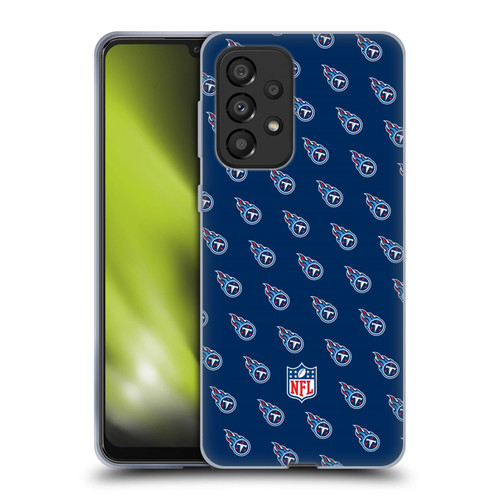 NFL Tennessee Titans Artwork Patterns Soft Gel Case for Samsung Galaxy A33 5G (2022)