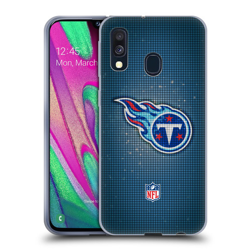 NFL Tennessee Titans Artwork LED Soft Gel Case for Samsung Galaxy A40 (2019)