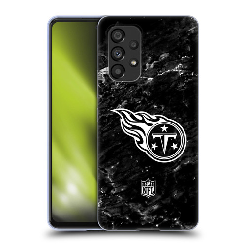 NFL Tennessee Titans Artwork Marble Soft Gel Case for Samsung Galaxy A53 5G (2022)