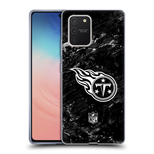 NFL Tennessee Titans Artwork Marble Soft Gel Case for Samsung Galaxy S10 Lite