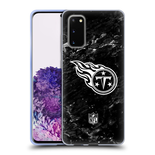 NFL Tennessee Titans Artwork Marble Soft Gel Case for Samsung Galaxy S20 / S20 5G