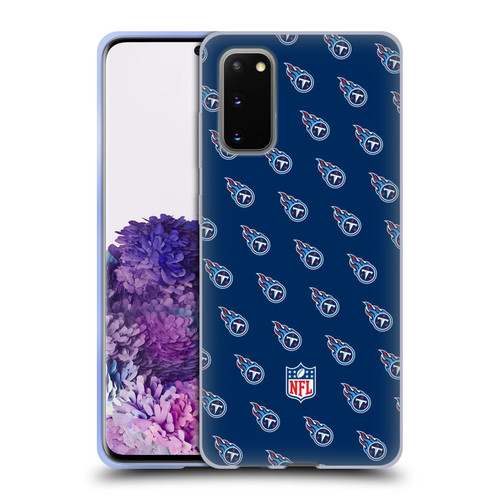 NFL Tennessee Titans Artwork Patterns Soft Gel Case for Samsung Galaxy S20 / S20 5G