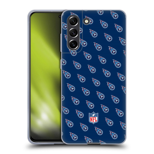 NFL Tennessee Titans Artwork Patterns Soft Gel Case for Samsung Galaxy S21 FE 5G