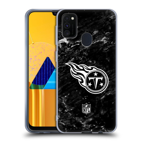 NFL Tennessee Titans Artwork Marble Soft Gel Case for Samsung Galaxy M30s (2019)/M21 (2020)