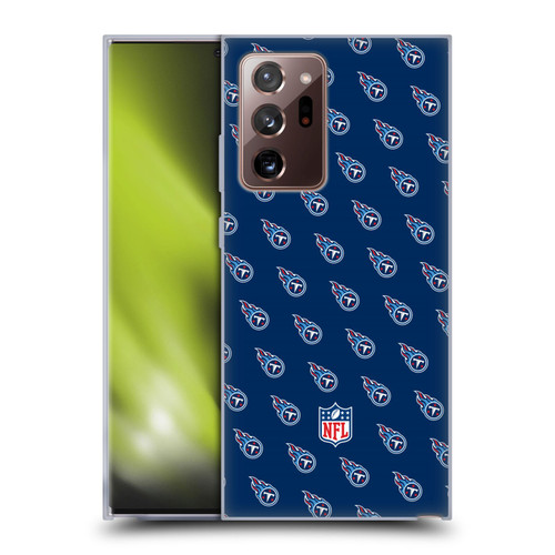 NFL Tennessee Titans Artwork Patterns Soft Gel Case for Samsung Galaxy Note20 Ultra / 5G