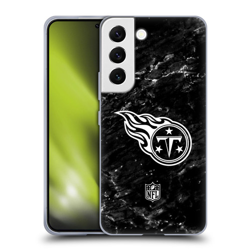 NFL Tennessee Titans Artwork Marble Soft Gel Case for Samsung Galaxy S22 5G