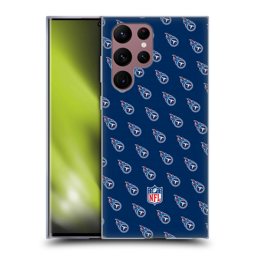NFL Tennessee Titans Artwork Patterns Soft Gel Case for Samsung Galaxy S22 Ultra 5G
