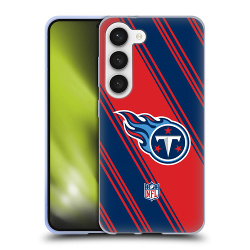 NFL Tennessee Titans Artwork Stripes Soft Gel Case for Samsung Galaxy S23 5G