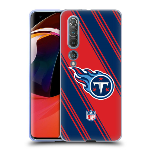 NFL Tennessee Titans Artwork Stripes Soft Gel Case for Xiaomi Mi 10 5G / Mi 10 Pro 5G