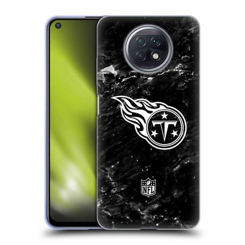 NFL Tennessee Titans Artwork Marble Soft Gel Case for Xiaomi Redmi Note 9T 5G