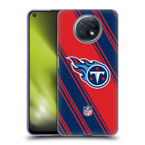 NFL Tennessee Titans Artwork Stripes Soft Gel Case for Xiaomi Redmi Note 9T 5G