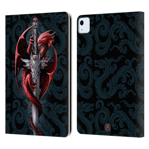 Anne Stokes Dragons Dagger Leather Book Wallet Case Cover For Apple iPad Air 2020 / 2022