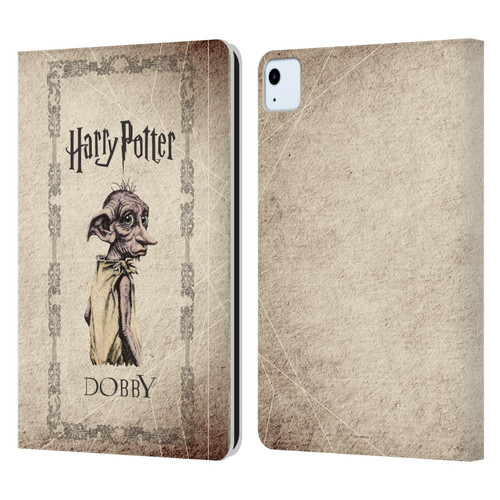 Harry Potter Chamber Of Secrets II Dobby House Elf Creature Leather Book Wallet Case Cover For Apple iPad Air 11 2020/2022/2024