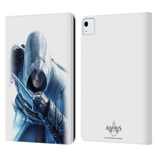 Assassin's Creed Key Art Altaïr Hidden Blade Leather Book Wallet Case Cover For Apple iPad Air 2020 / 2022