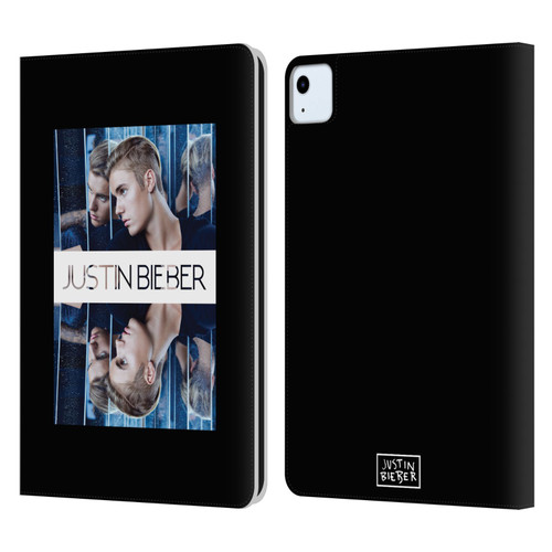 Justin Bieber Purpose Mirrored Leather Book Wallet Case Cover For Apple iPad Air 11 2020/2022/2024