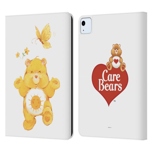 Care Bears Classic Funshine Leather Book Wallet Case Cover For Apple iPad Air 11 2020/2022/2024