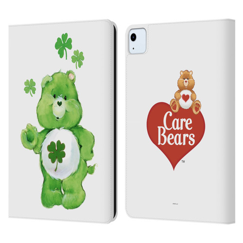 Care Bears Classic Good Luck Leather Book Wallet Case Cover For Apple iPad Air 11 2020/2022/2024