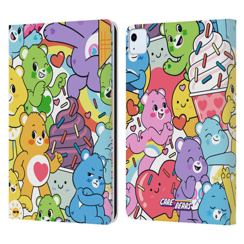 Care Bears Sweet And Savory Character Pattern Leather Book Wallet Case Cover For Apple iPad Air 11 2020/2022/2024