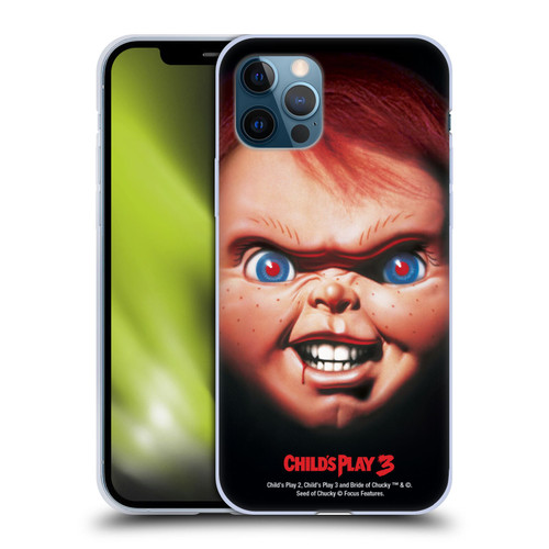 Child's Play III Key Art Doll Illustration Soft Gel Case for Apple iPhone 12 / iPhone 12 Pro
