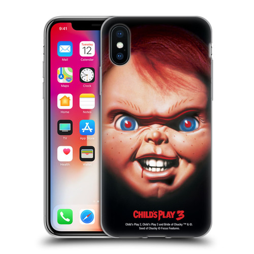 Child's Play III Key Art Doll Illustration Soft Gel Case for Apple iPhone X / iPhone XS