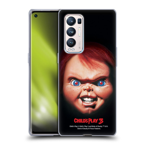 Child's Play III Key Art Doll Illustration Soft Gel Case for OPPO Find X3 Neo / Reno5 Pro+ 5G