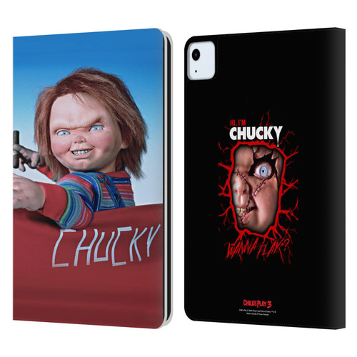 Child's Play III Key Art On Set Leather Book Wallet Case Cover For Apple iPad Air 2020 / 2022