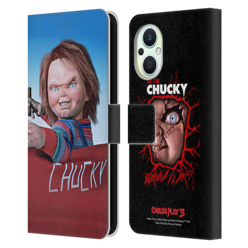 Child's Play III Key Art On Set Leather Book Wallet Case Cover For OPPO Reno8 Lite