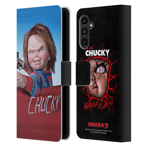 Child's Play III Key Art On Set Leather Book Wallet Case Cover For Samsung Galaxy A13 5G (2021)
