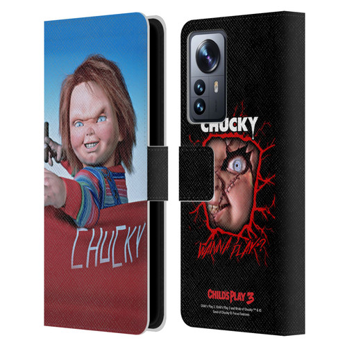 Child's Play III Key Art On Set Leather Book Wallet Case Cover For Xiaomi 12 Pro
