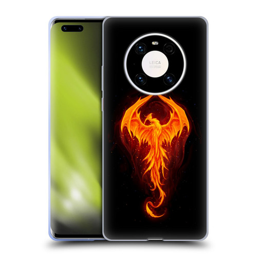Christos Karapanos Dark Hours Dragon Phoenix Soft Gel Case for Huawei Mate 40 Pro 5G