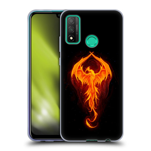 Christos Karapanos Dark Hours Dragon Phoenix Soft Gel Case for Huawei P Smart (2020)