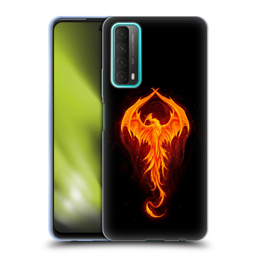 Christos Karapanos Dark Hours Dragon Phoenix Soft Gel Case for Huawei P Smart (2021)