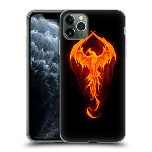 Christos Karapanos Dark Hours Dragon Phoenix Soft Gel Case for Apple iPhone 11 Pro Max